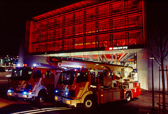 Neuer Bahnhof der Stadt Zug