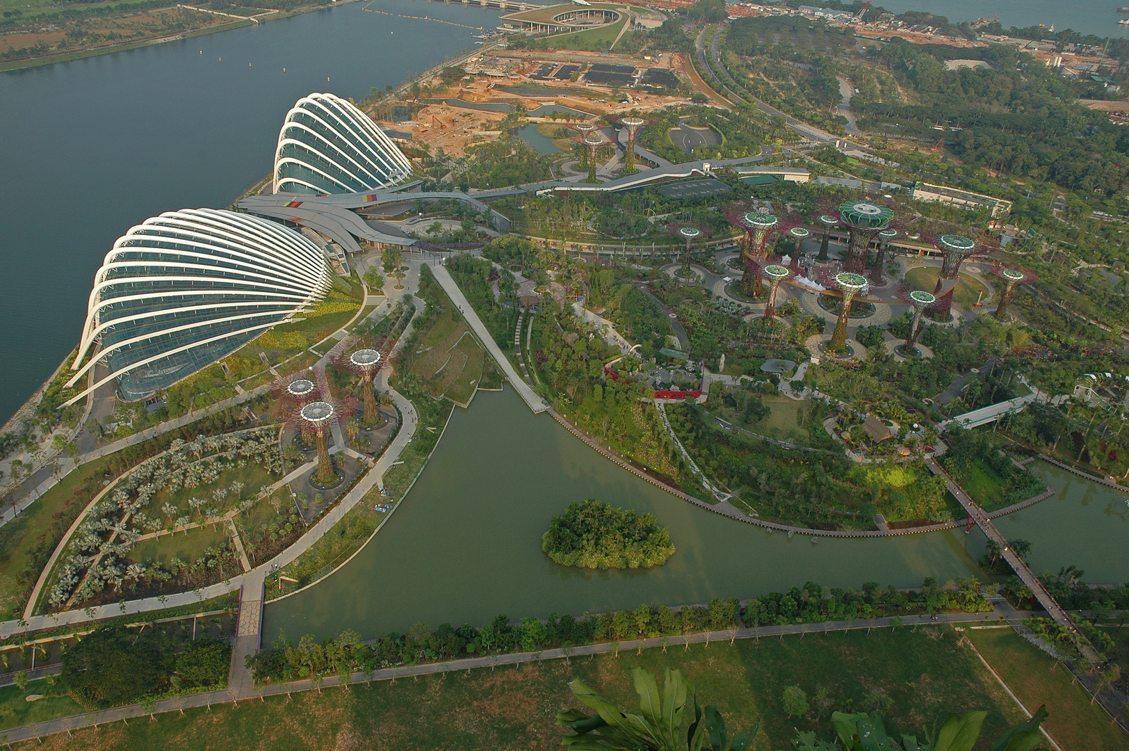 neuer Botanischen Garten von Oben Foto & Bild asia, singapore