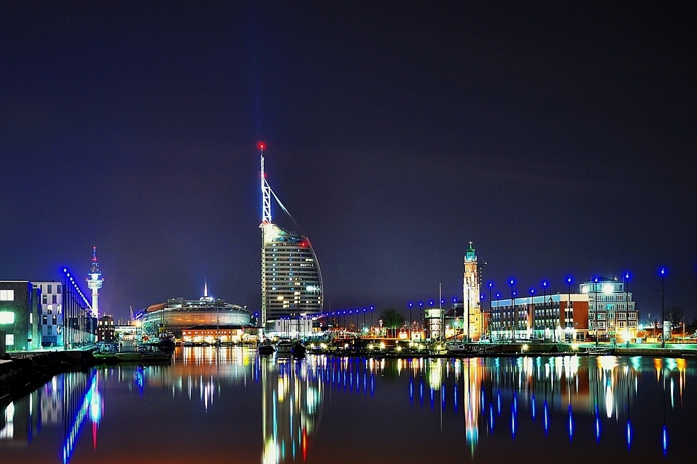 Neuer Hafen  in Bremerhaven Foto Bild deutschland 