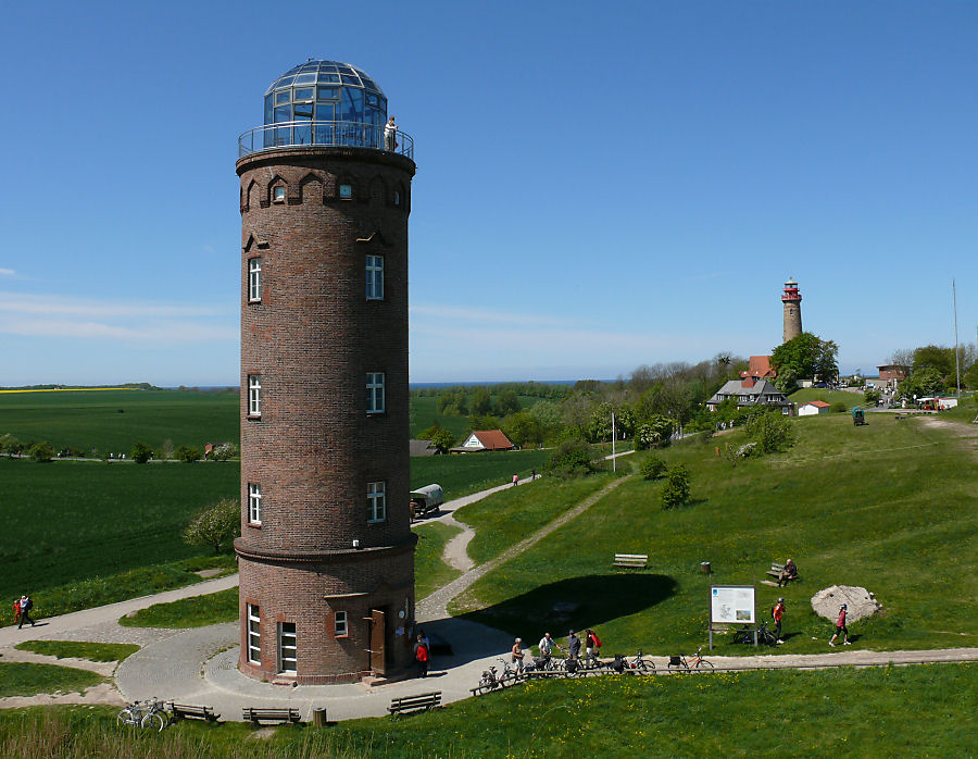 Neuer Leuchtturm am Kap ArKona auf Rügen