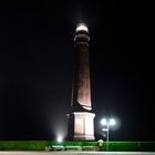 Neuer Leuchtturm bei Nacht