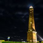 Neuer Leuchtturm bei Nacht