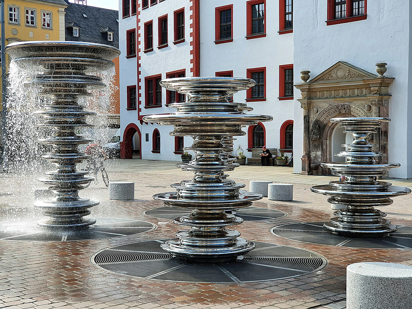 Neuer Marktbrunnen in Chemnitz (1)