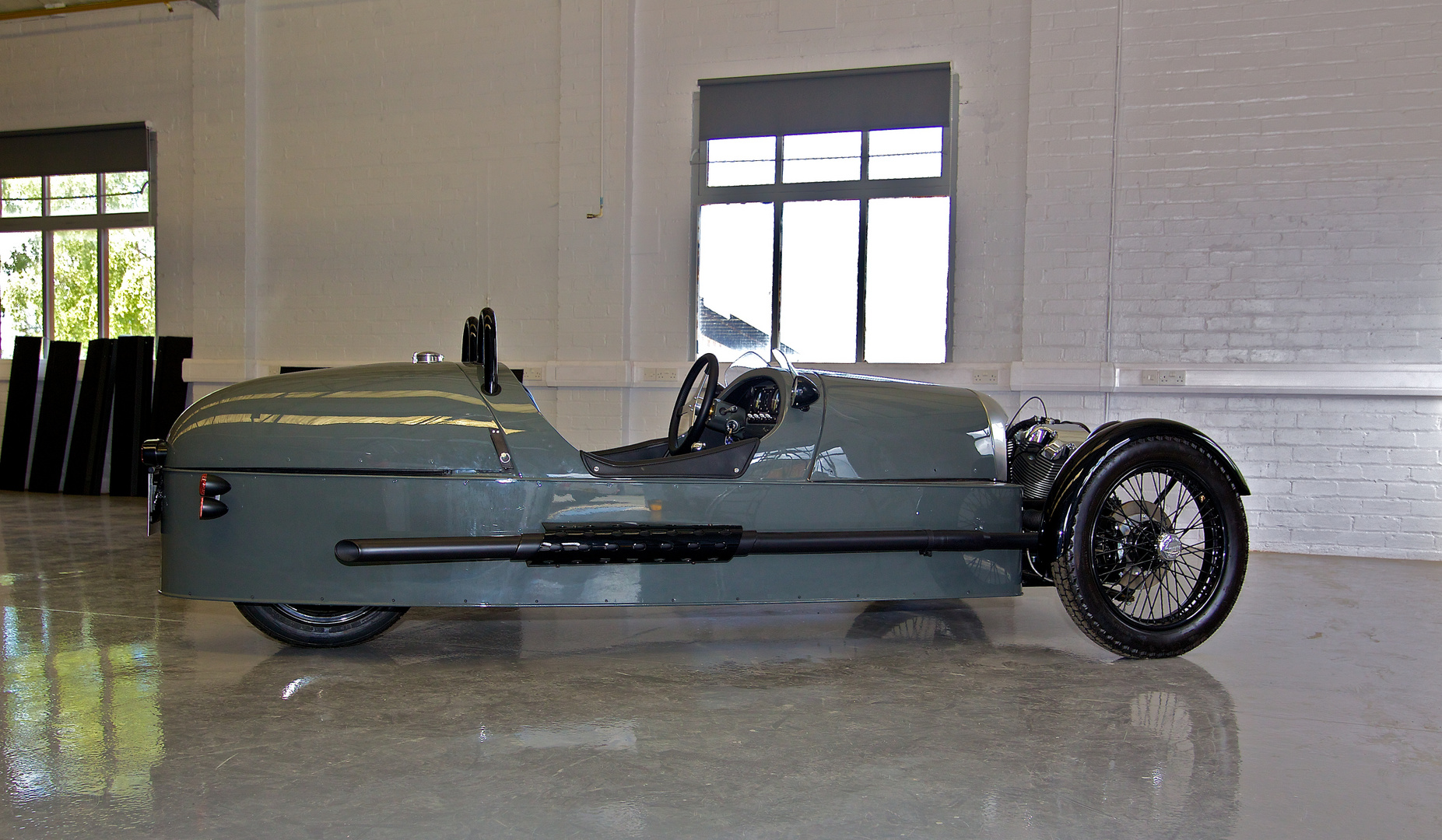 Neuer Morgan 3 Wheeler im Werk Malvern