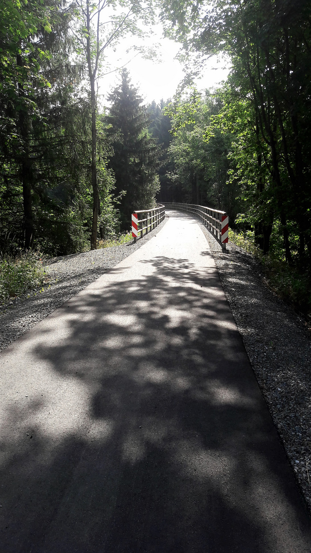 Neuer Radweg Zell im Fichtelgebirge