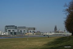 Neues fertiges Köln - Panorama