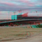 neues Fußballstadion München (YCbCr-JPEG-Anaglyphe ohne Farbunterabtastung)