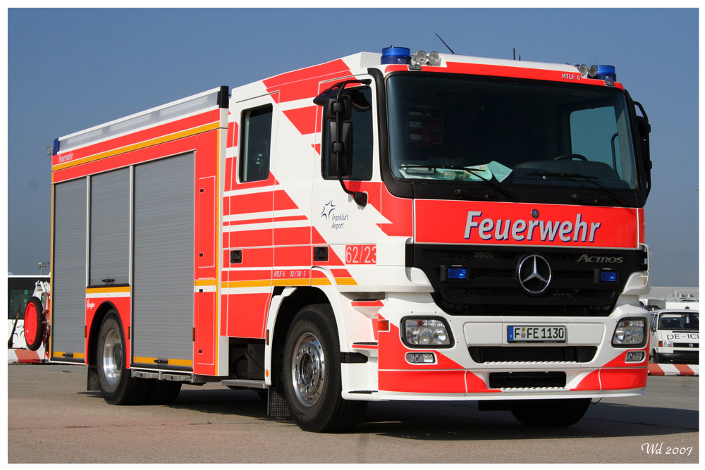 Neues HTLF der Flughafenfeuerwehr Frankfurt