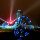 Neues Licht an der Bismarcksäule