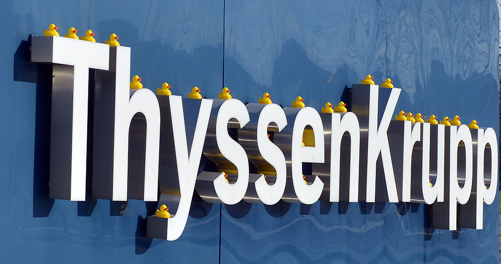 Neues Logo von ThyssenKrupp Marine Systems.