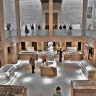 neues museum berlin, sarkophage im tiegeschoss, hdr