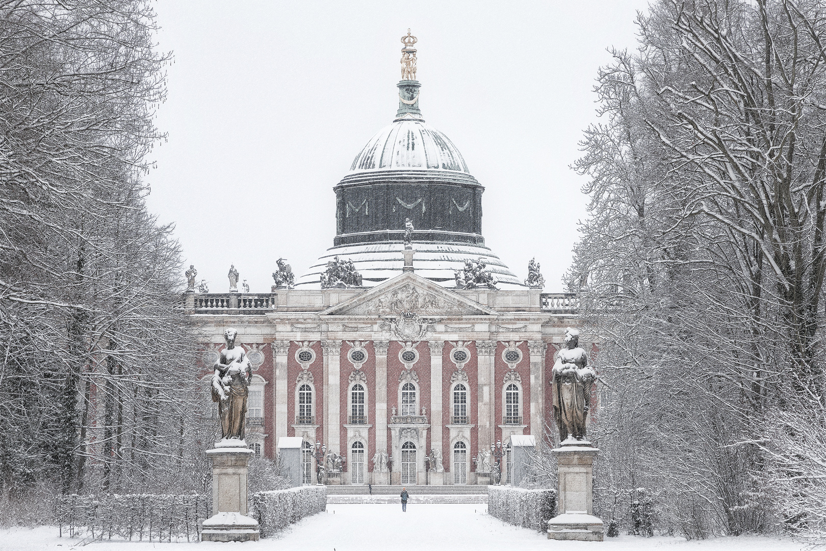 neues Palais im Winter