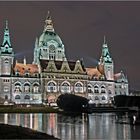 Neues Rathaus Beleuchtet