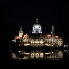 Neues Rathaus Hannover  bei Nach