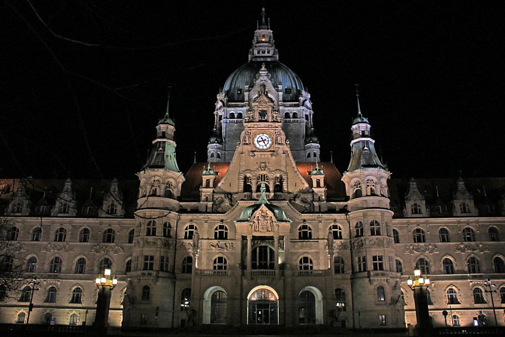 Neues Rathaus Hannover - Nordseite (Ansicht vom Trammplatz)