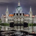 Neues Rathaus in der Nacht