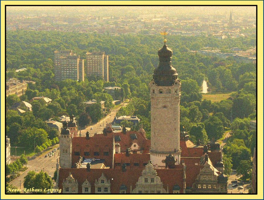 Neues Rathaus in Leipzig