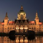 Neues Rathaus / Nachtsbeleuchtung, Hannover