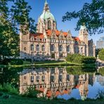 Neues Rathaus und Maschteich I - Hannover