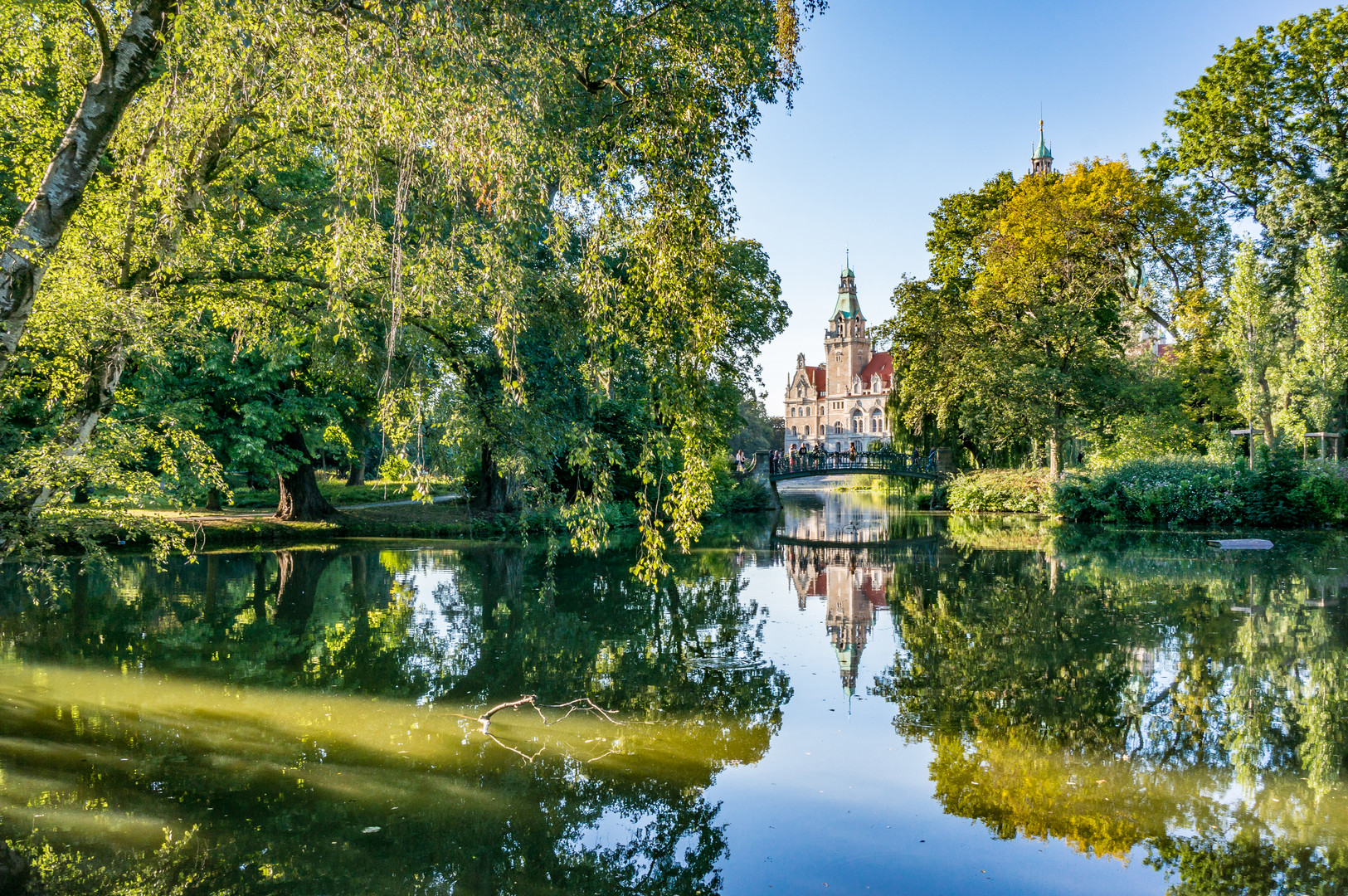 Neues Rathaus und Maschteich VI - Hannover