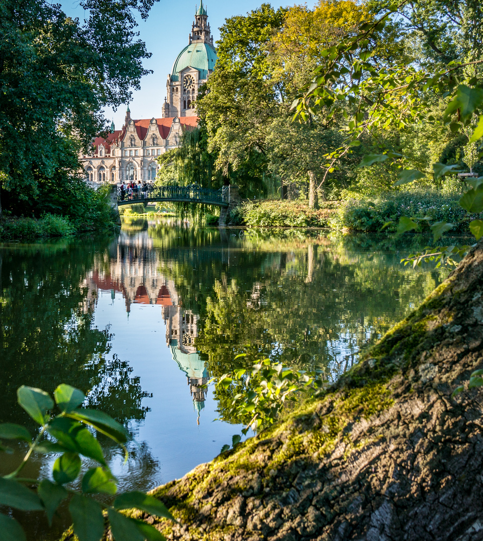 Neues Rathaus und Maschteich VII - Hannover