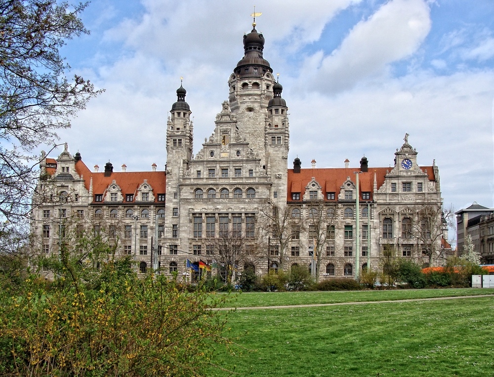 Neues Rathaus von Leipzig....