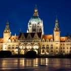 Neues Rathaus zur blauen Stunde