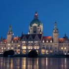 Neues Rathaus zur blauen Stunde