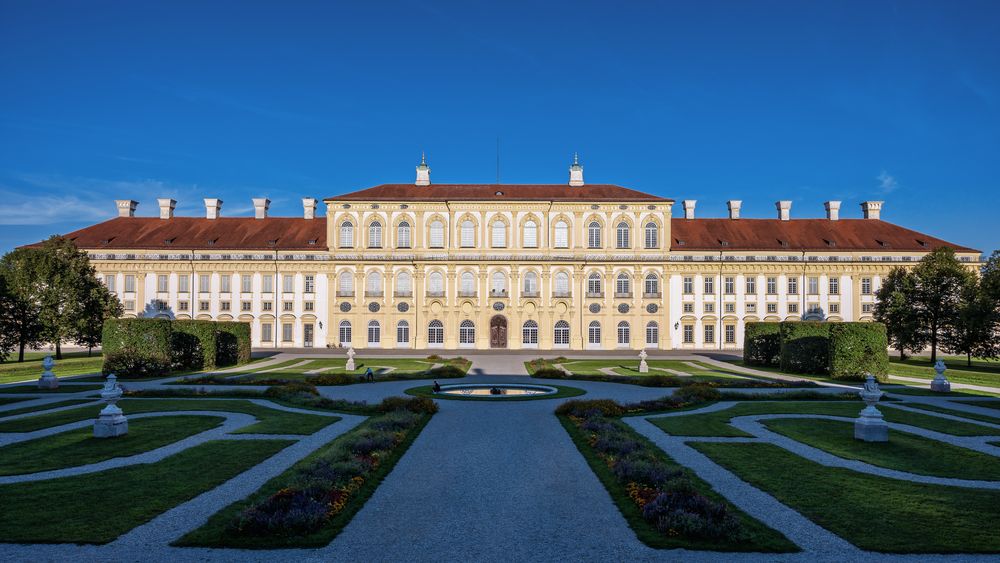 „Neues Schloss“ der Schlossanlage Schleißheim, Oberschleißheim bei München Foto & Bild ...