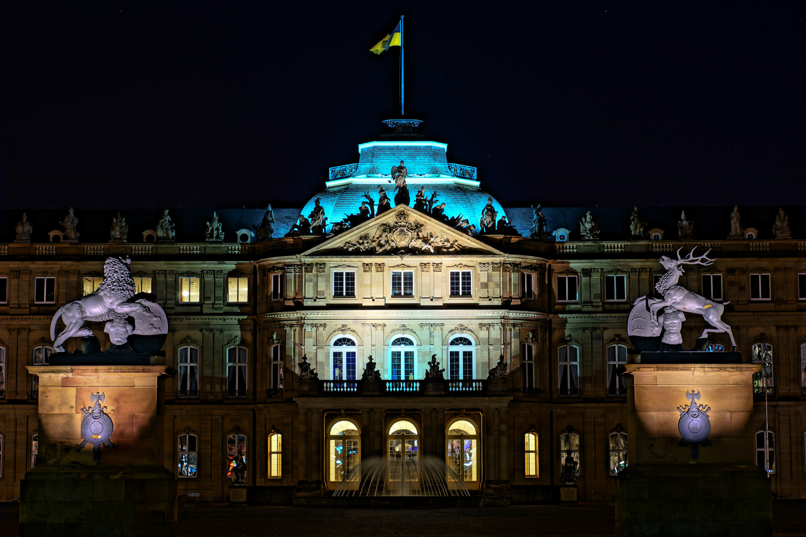 Neues Schloss in Stuttgart - HDR