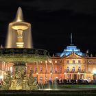 Neues Schloss (Stuttgart) bei Nacht