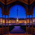 neues Schloss Stuttgart zur blauen Stunde