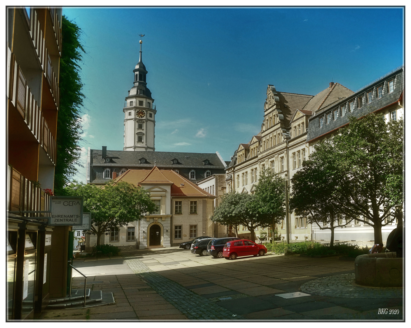 Neues und Historisches Rathaus Gera 