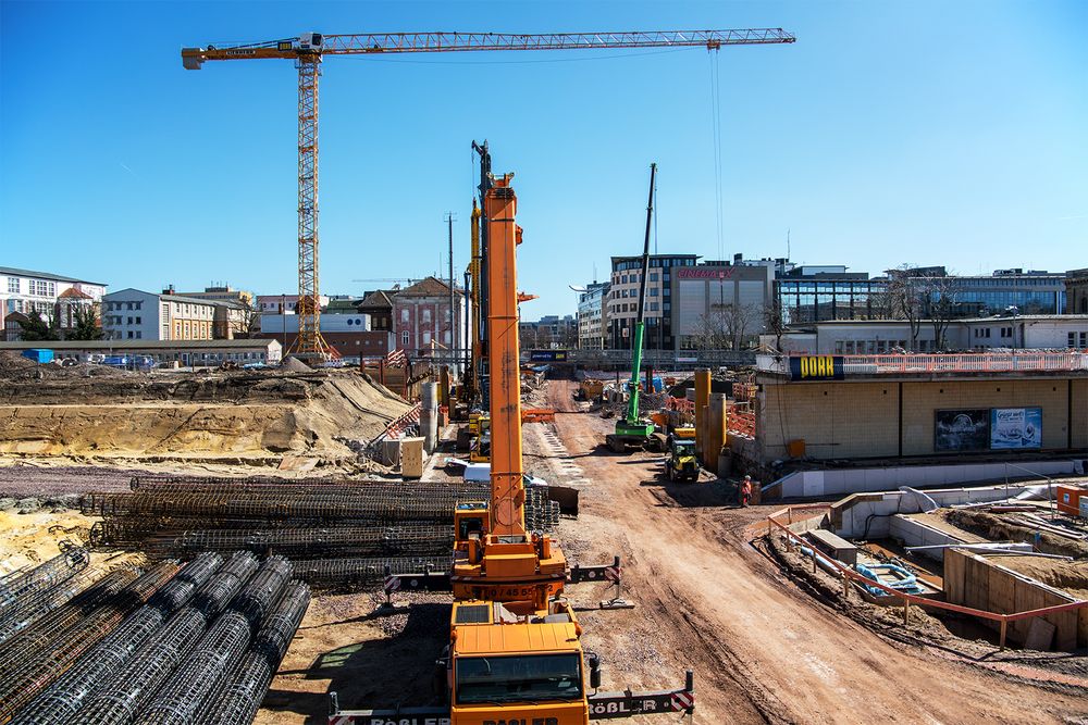 Neues von der Eisenbahnüberführung und Tunnelbaustelle 2...