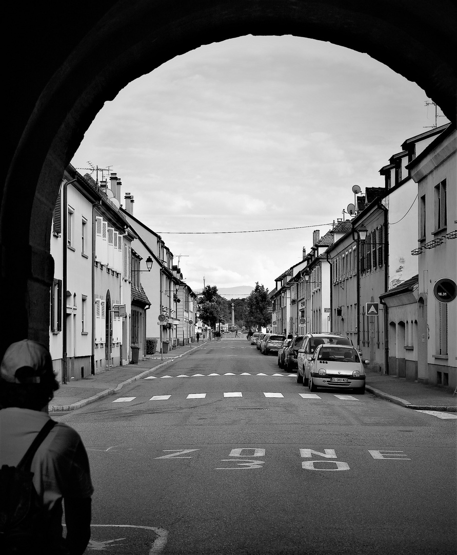 Neuf Brisach - Torbogen des Porte De Straßbourg