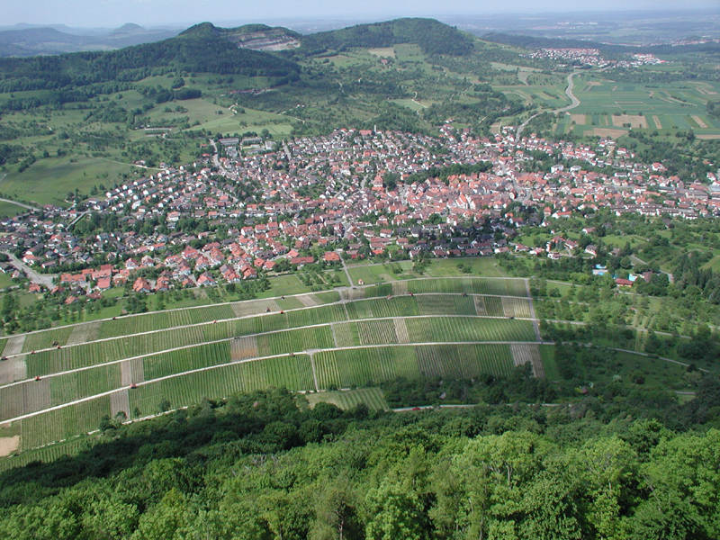 Neuffen bewölkt