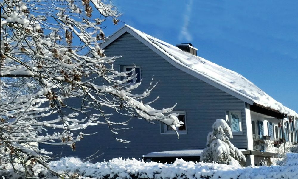 Neugablonz Winter  2019 Nachbarshaus 