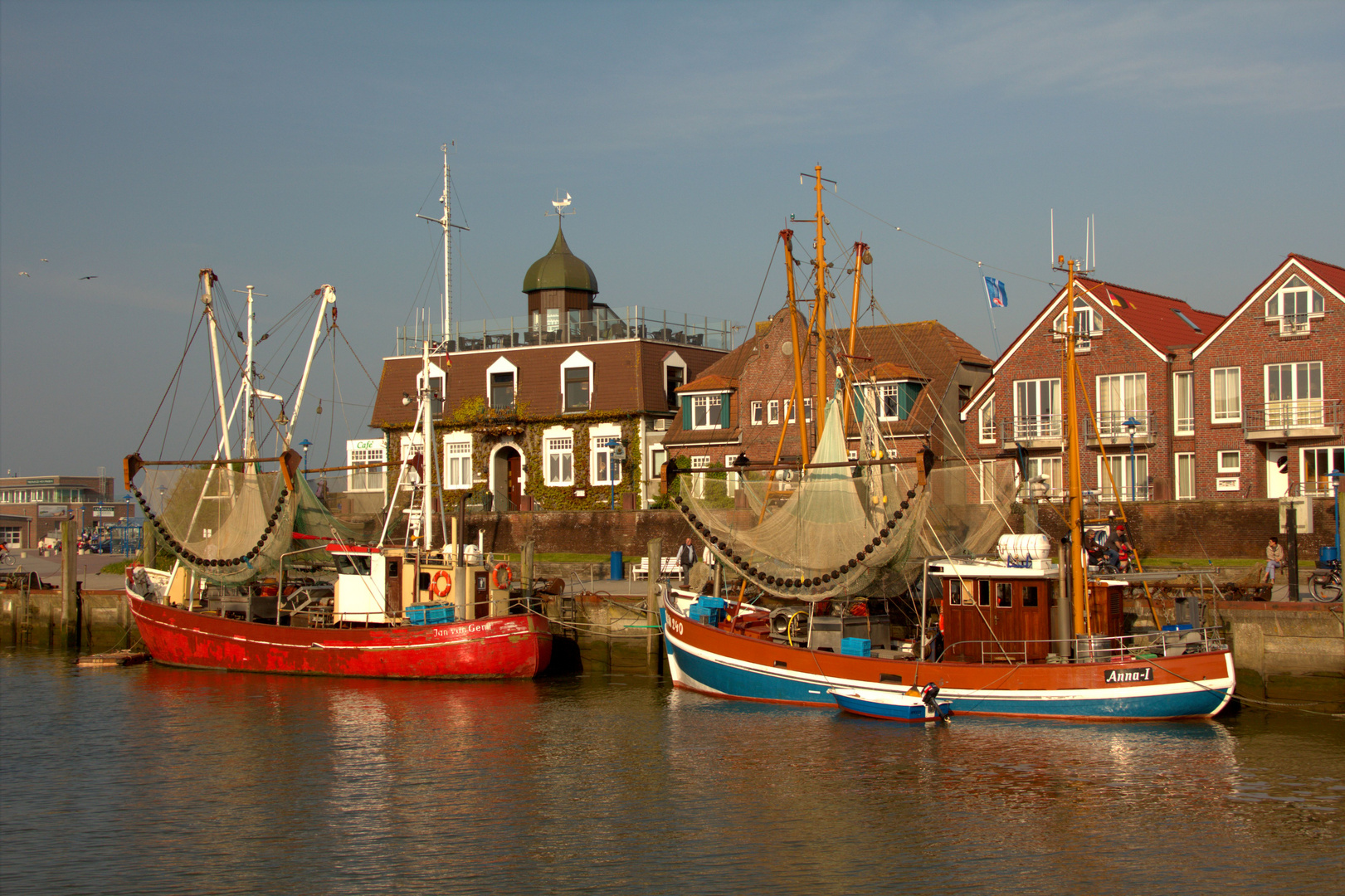 Neuharlingersiel, am Ende eines Arbeitstages ....