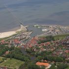 Neuharlingersiel aus der Vogelsperspektive