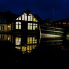 Neuharlingersiel Stadtpark bei Nacht