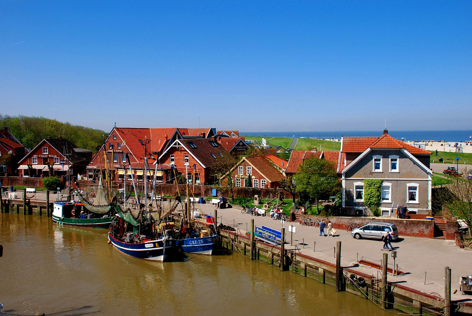 Neuharlingersiel von oben