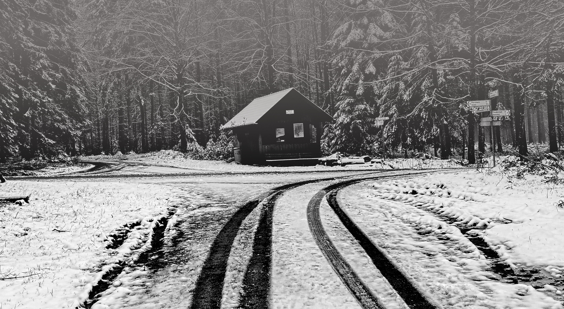 Neuhaus-Hütte an der "alten Weinstraße".