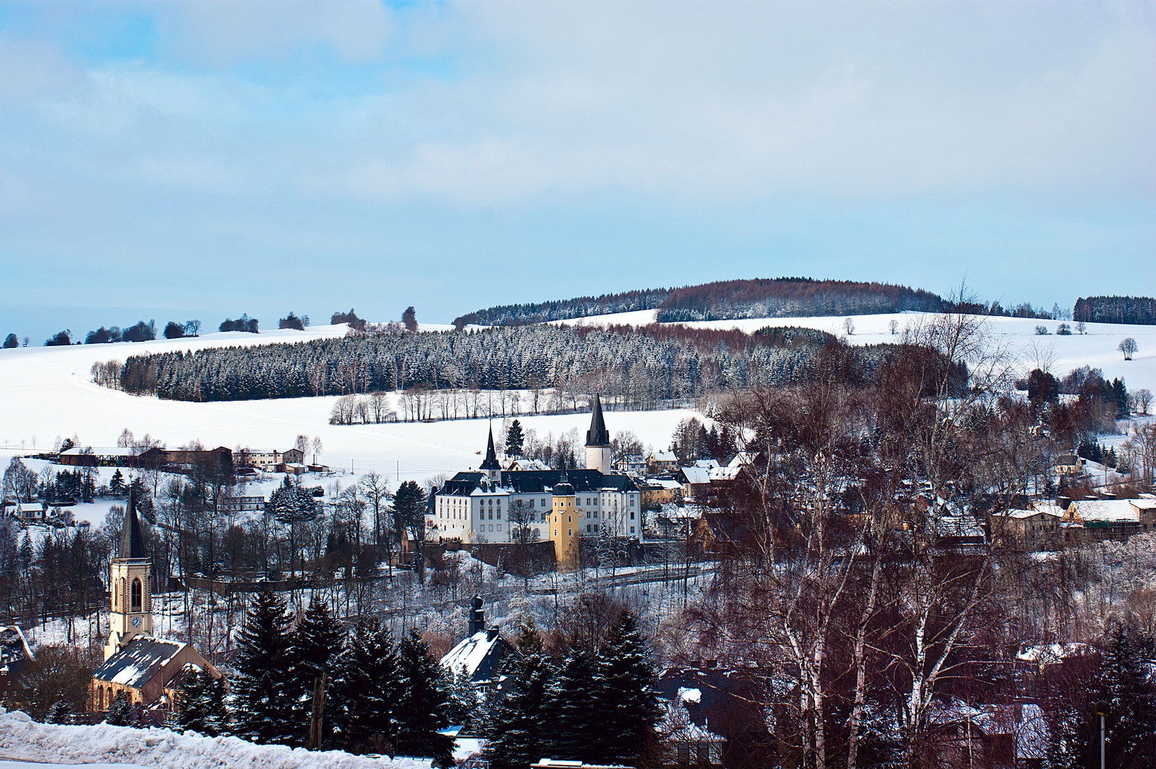 Neuhausen/Erzgebirge im Winter