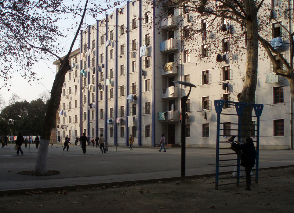 Neujahr 2008 auf dem Campus der Anhui University in Hefei