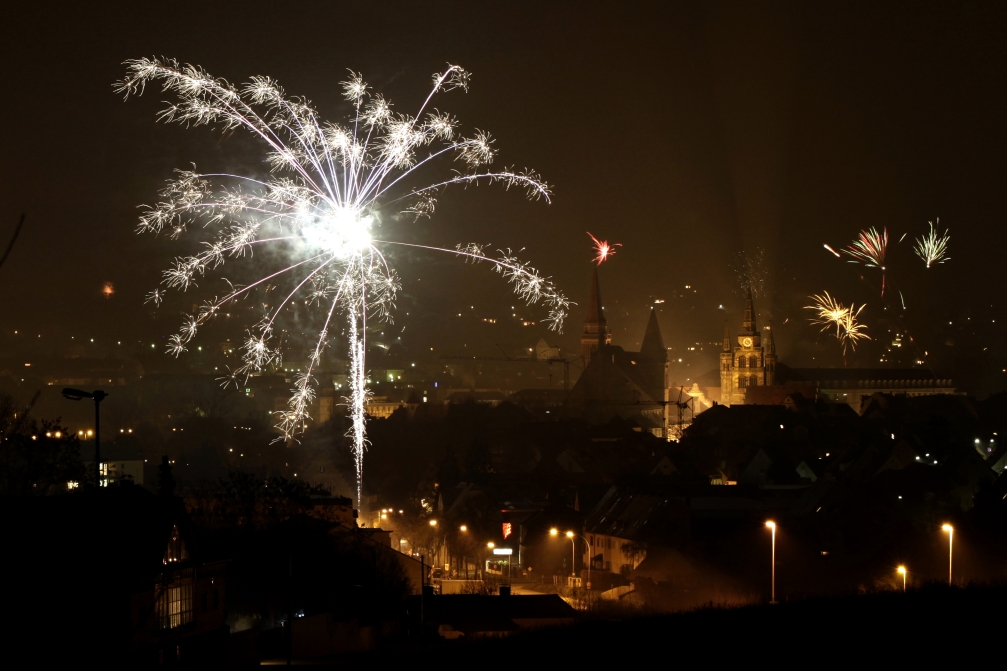 Neujahr 2014 in Ansbach