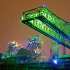 Neujahr im Landschaftspark Duisburg-Nord