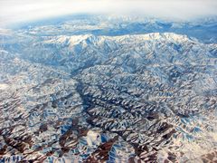 Neujahr über dem Iran - Mit Blick zum Irak