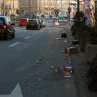 Neujahrs-Morgen am Hauptbahnhof