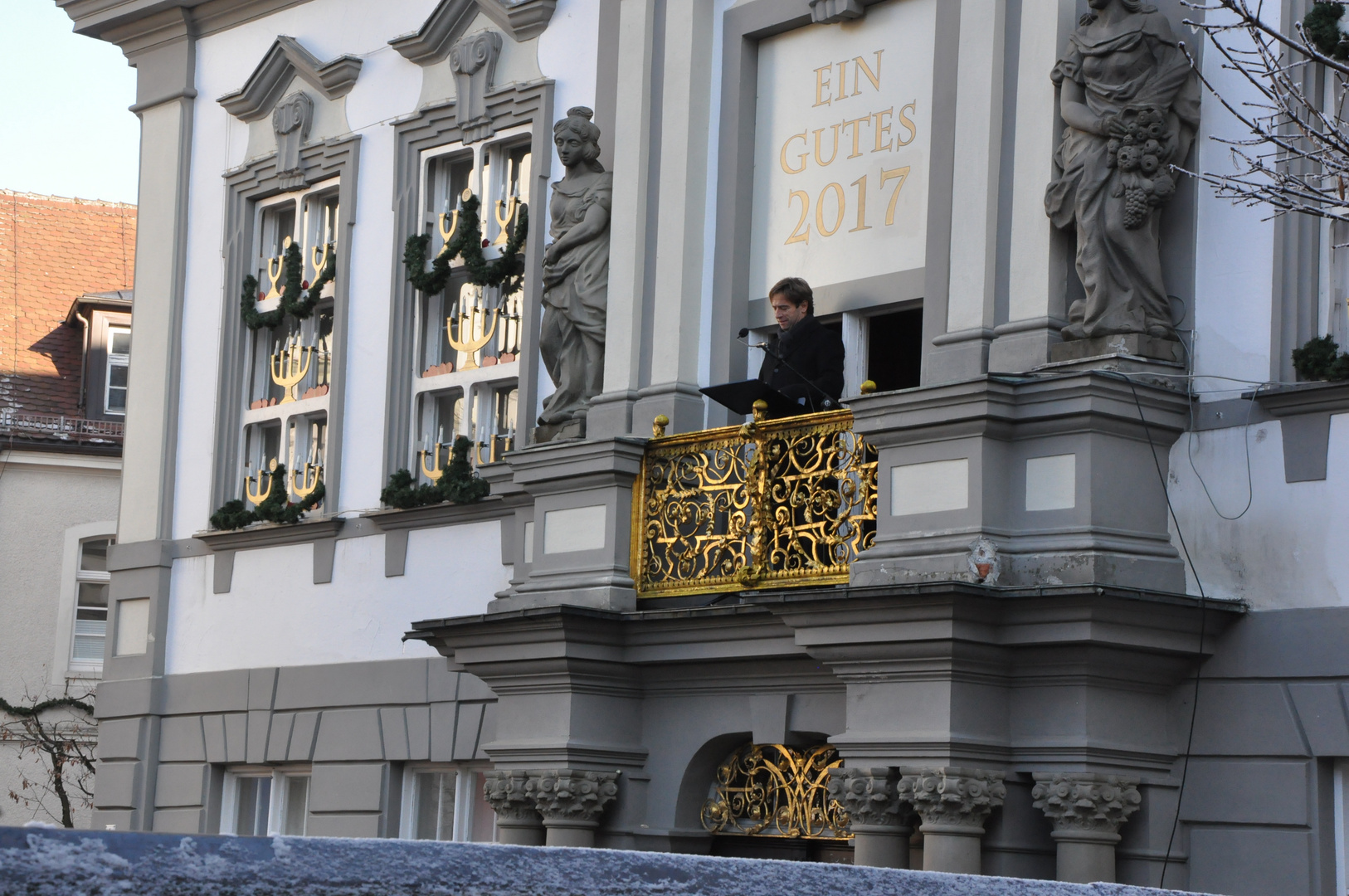 Neujahrsansprache vom OB Lang Wangen im Allgäu