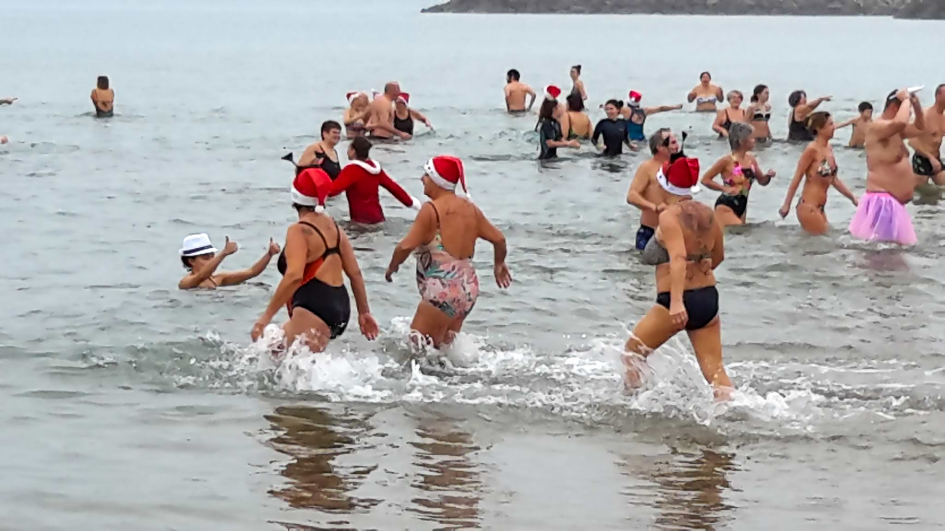 Neujahrsbaden Gruissan 01.01.2022